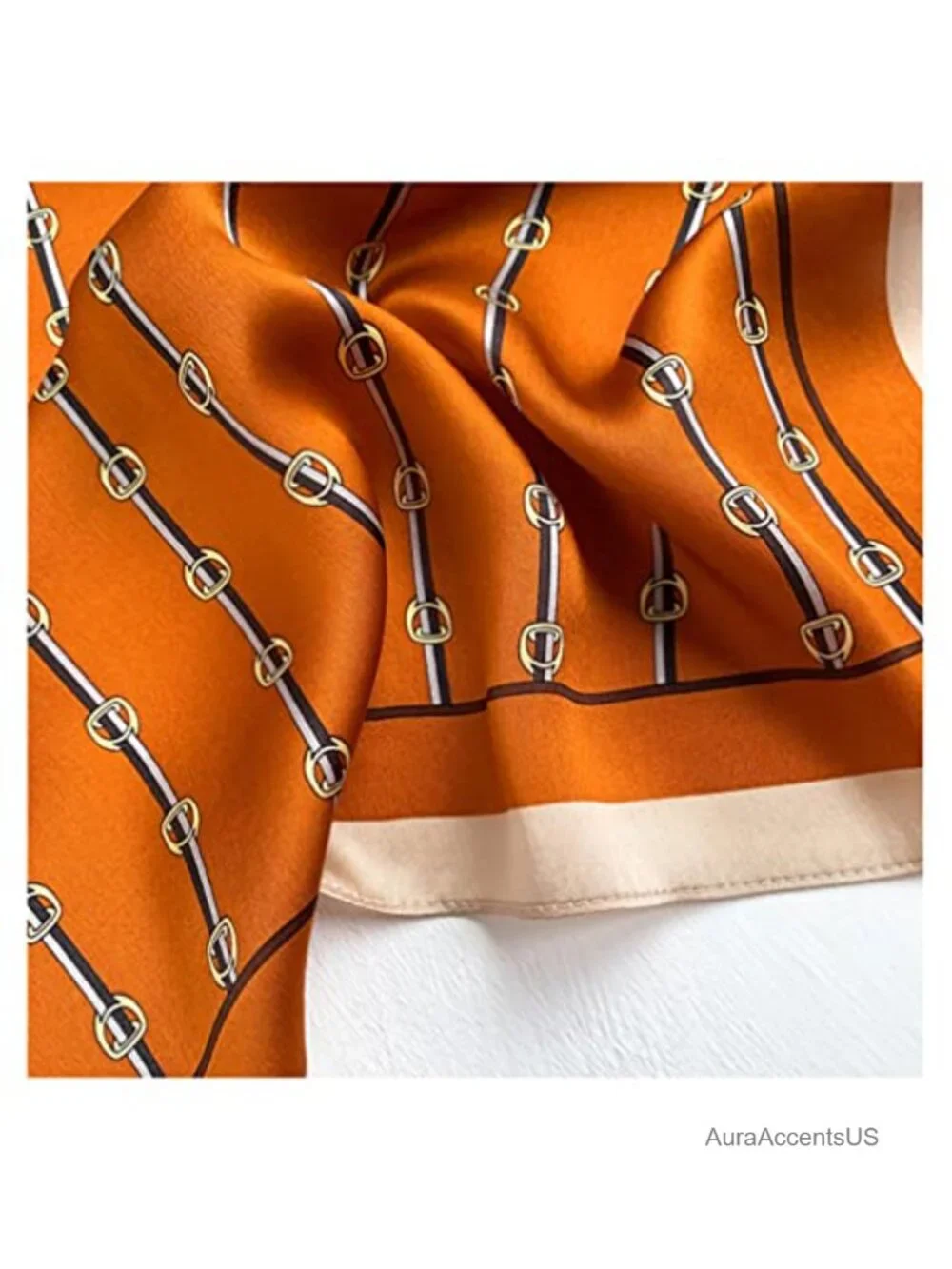 100% Real Mulberry Silk Small Square Scarf Neckerchief